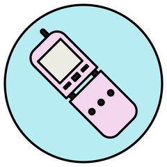 mobile phone illustration