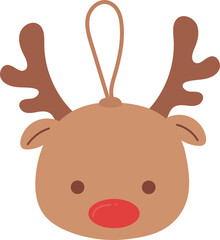 Christmas reindeer bauble