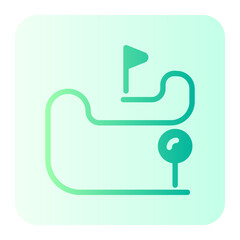 distance gradient icon