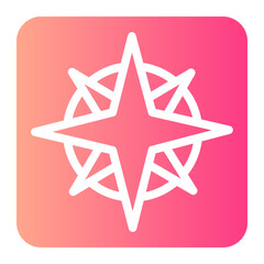winds star gradient icon