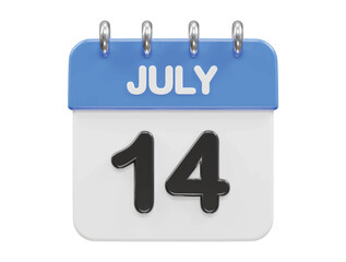 Calendar icon 3d rendering vector illustration