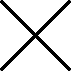 cross thin line edit, editing icon