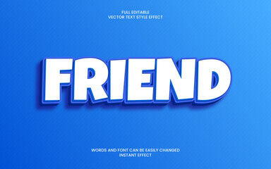 Friend Text Effect