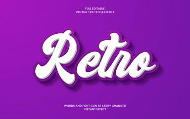 Retro Text Effect