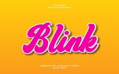 Blink Text Effect