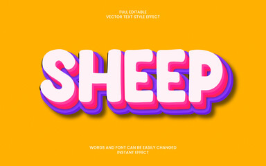 Sheep Text Effect