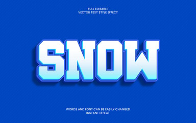 Snow Text Effect