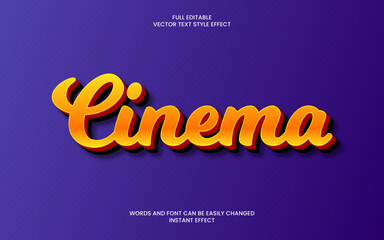 Cinema Text Effect