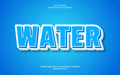Water Text Effect