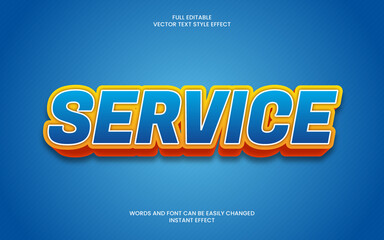 Service Text Effect