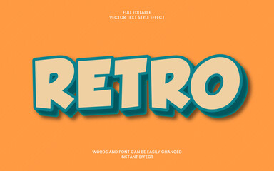 Retro Text Effect