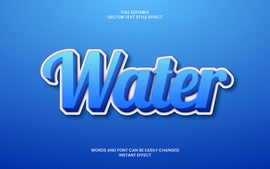 Water Text Effect
