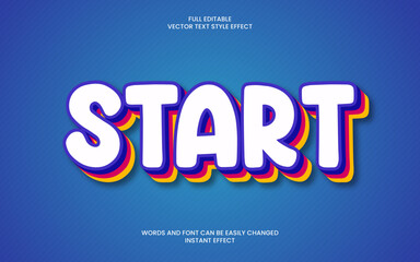Start Text Effect