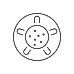 MRI scheme line outline icon