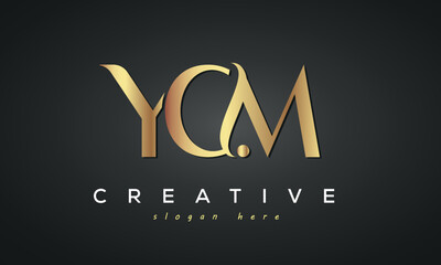 YCM creative luxury logo design