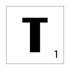 Pixel Alphabet T