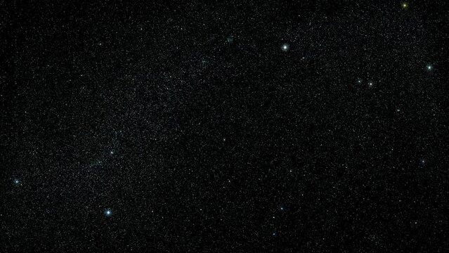 4k abstract night sky with twinkling stars