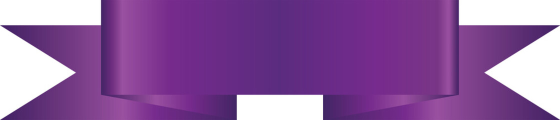 Purple Ribbon Scroll