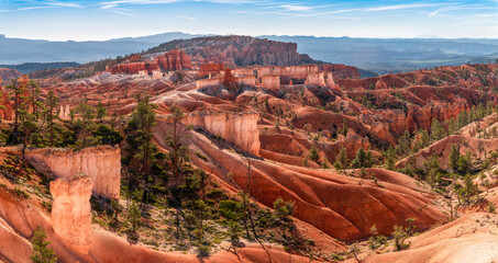 Majestic panoramic view of sunrise Point 