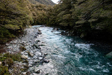 river in the mountains