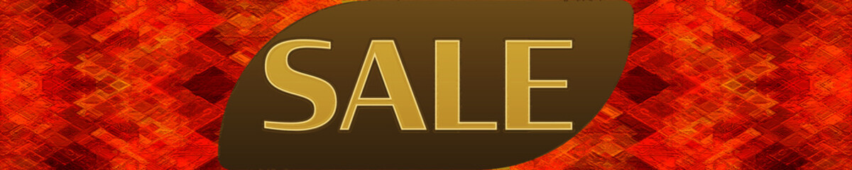 Abstract golden texture sale sign background image.