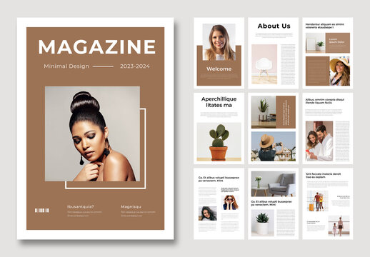 Minimal Magazin Layout