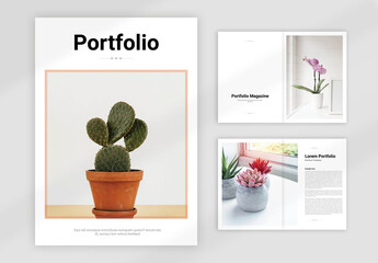 Portfolio Magazine Layout