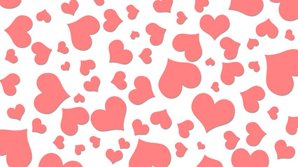 love and heart valentine day background