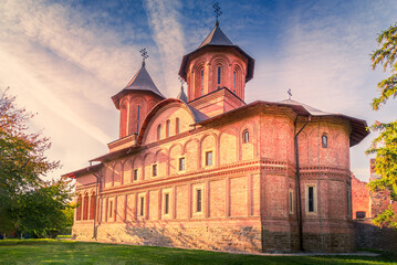 Obraz premium Targoviste, Romania - Medieval cathedral of Wallachia