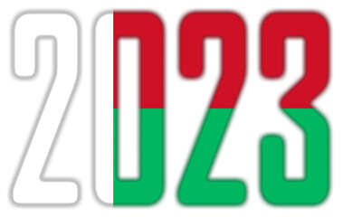 2023 - With the Flag of Madagascar
