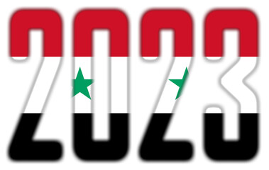 2023 - With the Flag of Syria
