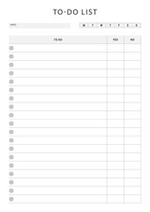Business Planner Templates To-Do list