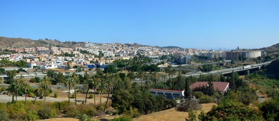 Panor&aacute;mica de M&aacute;laga desde la Finca de la Concepci&oacute;n