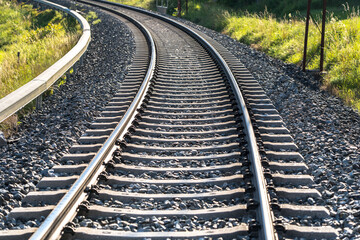 Fototapeta premium Long and winding Railway