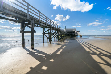 Paysage de la mer du Nord