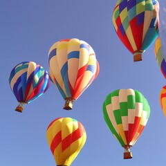 Obraz premium hot air balloon in sky