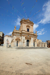 The Basilica di Santa Maria Maggiore  in Ispica, Sicily, Italy