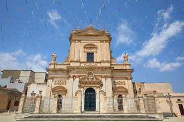 The Basilica di Santa Maria Maggiore  in Ispica, Sicily, Italy