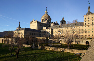 Fototapeta na wymiar Monastery of San Lorenzo de El Escorial, Spain
