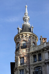 Fototapeta na wymiar Traditional architecture in Madrid, Spain
