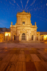 Obraz premium The Basilica di Santa Maria Maggiore in Ispica, Sicily, Italy
