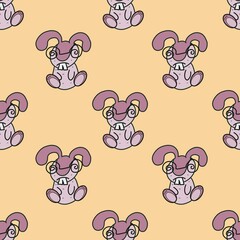 seamless rabbit for background texture backdrop wallpaper