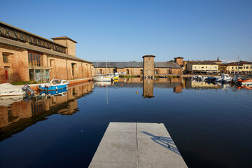 Fototapeta premium The historic Salt Storehouse in Cervia, Italy