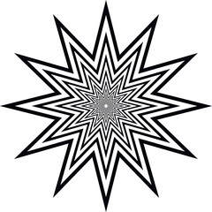 Wireframe, twisted tunnel. Abstract background swirling line. Vector illustration.