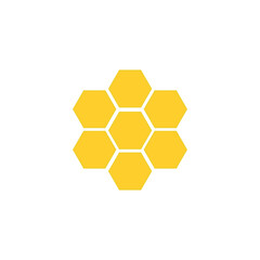 Honeycomb with hexagon grid cells Free Vector