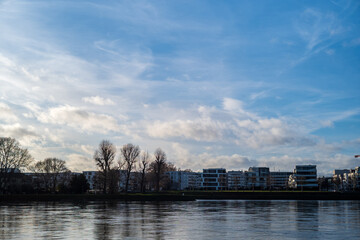 Fototapeta premium blick auf ludwigshafen