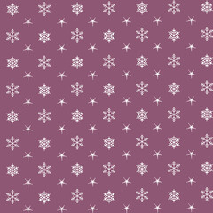 seamless pattern with snowflakes