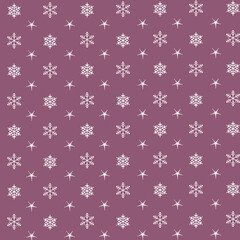 seamless pattern with snowflakes