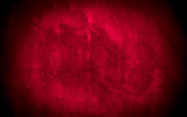 Old wall texture cement black red  background abstract dark color design are light with white gradient background.