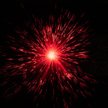 red star burst image